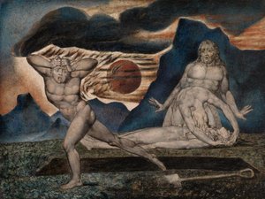 El cuerpo de Abel encontrado de William Blake